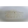 Generic Pearly white iridescent hair claw clip for medium fine hair