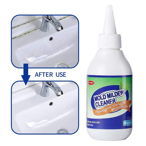 GELIVABLE Mold Remover Gel - Effective Mold Mildew Cleaner for Household Shower, Kitchen Sinks, Walls, Tiles, Grout, Bathrooms, Washing Machine and Refrigerator Strips - 5Fl.Oz (Pack of 1)