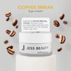 JESS BEAUTY | Coffee Break Eye Cream with 1% Caffeine, Squalane and Panthenol I Beauty and Self Care - Korean Beauty Eye Contour 0.5 fl. oz
