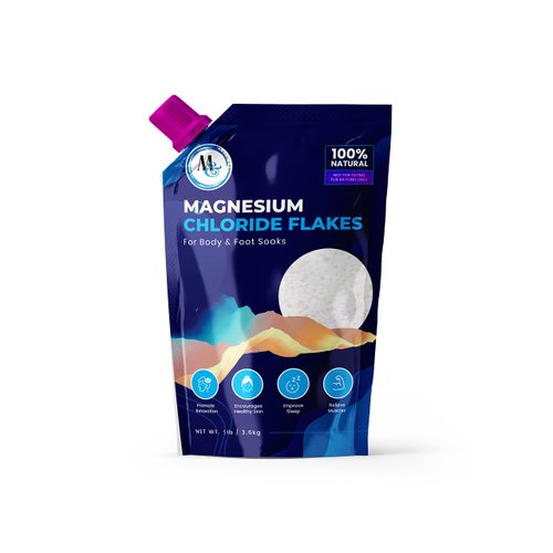 Dead Sea Magnesium Flakes Bath Salts - Superior Alternative to Epsom Salt - Premium Mineral Supplements for Muscle Relief, Aches - Raw and Pure Sourced Natural Salts, Relaxing Bath Foot Soak (5 Lb.)