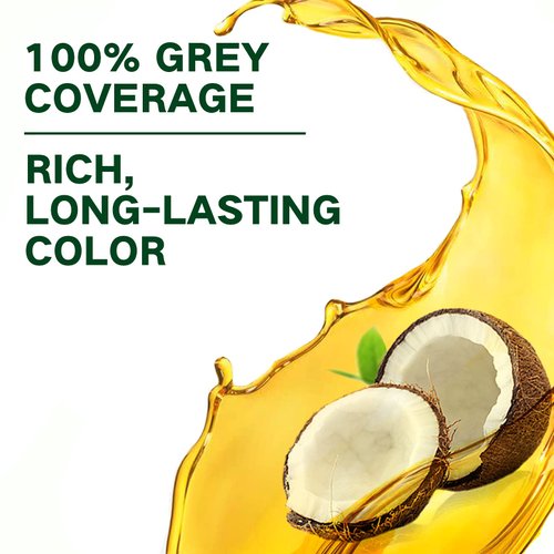 Coconut Black Hair Dye Shampoo Hair Color Shampoo for Gray Hair,Instant Black Hair Shampoo 3 in 1,Black Hair Dye 16.90 Fl Oz for Women Men,Long lasting & Easy to Apply Black Shampoo for All Hair Types