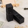 Dioche 10Pcs Empty Lipstick Tube, 12.1mm Lipstick Tube Empty DIY Cosmetic Lip Balm Container Bottle Lipstick Container Lipstick Bottle Black Hollow Lipstick Tube Handmade Lipstick Shell(01)