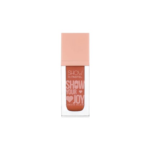 Show By Pastel Show Your Joy Liquid Blush 57 | Dewy Finish | Natural Looking | Clean Beauty | Moisturize The Skin Up to 24 Hours | Cruelty-Free | Natural and Fresh Looking | 0.141 fl.oz.