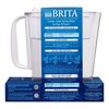 Brita Metro Water Filter Pitcher, BPA-Free Water Pitcher, Replaces 1,800 Plastic Water Bottles a Year, Lasts Two Months or 40 Gallons, Includes 1 Filter, Kitchen Accessories, Small - 6-Cup Capacity