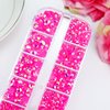 Towenm B7000 Clear Glue with 4000PCS Hot Pink AB Rhinestones for Crafts Clothing Fabric Shoes, Glue Fix Flatback Gems for Nails Face Jewelry, Mixed 5 Sizes 2mm 3mm 4mm 5mm 6mm Diamond Bejeweled Kit