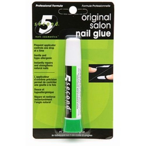 5 Second Salon Nail Glue 0.07 oz (Pack of 3)
