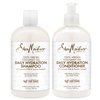 SheaMoisture 100% Virgin Coconut Oil Daily Hydration Shampoo & Conditioner | 13 fl. oz. Each with box