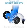 Grout Cleaning Brush Wheels for any Grout Groovy! Electric Machines | Standard Replacement Brush/Scrubber for Quick and Easy Grout Cleaning | Bathroom, Tile, & Kitchen Floor Grout Cleaner (3 Pack)