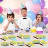 Yellow Birthday Party Supplies, 20 Plates and 20 Napkins, Yellow for Kids Birthday Party Decorations