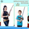 Fahacop 20 Pack 24 Inch Inflatable Pirate Swords Blow Up Sword Inflatable Weapon Toys for Halloween Pirate Theme Party Costume Accessories