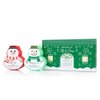Spongellé Snowpeople Gift Set Body Wash Infused Buffers, Let It Snow