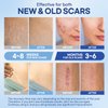 Aroamas Scar Silicone Scar Sheets – Silicone Scar Tape – 1.6"x60" for Softening and Flattening Scars, C-Section, Keloid, Surgery – Reusable & Washable – Painless Removal – 3-4 Month Supply