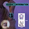 Tuenmofun 25 Sheets Glow In The Dark Temporary Tattoos for Kids, Individually Wrapped Waterproof Stickers with 50 Animals Styles for Boys and Girls Party Favors Makeup Decoration