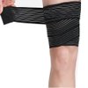 Thigh Support Compression Bandage Sleeve for Women and Men, Lower Leg Compression Wrap Brace for Thigh Pain, Shin Splint Guard for Football, Tennis, Volleyball, One Size Fit Most, Adjustable