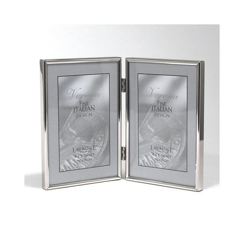 Lawrence Frames 650046D Simply Silver Metal 6.14" x 4.21" Picture Frame