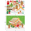 Make A Gingerbread House Stickers for Kids Christmas Craft Kit for Xmas Party Game Decorating Activity Holiday DIY Supplies 12 Sets