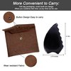 Gua Sha Facial Massage Tools, Gua Sha Scraping Tools for Face, Bian Stone Traditional Massage Tool Traditional Scraper Tool Black (Felt Bag)