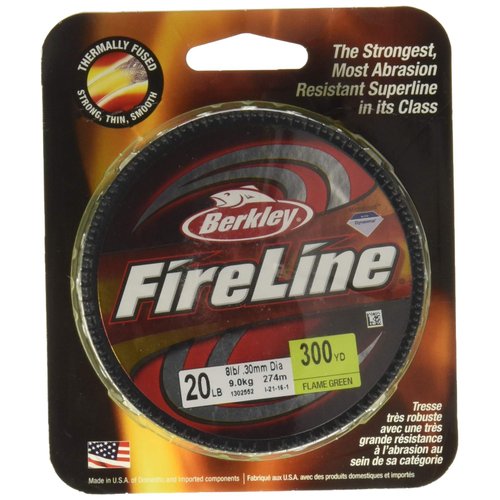 Berkley Fireline Superline Fishing Line, Flame Green, 4lb - 300yd