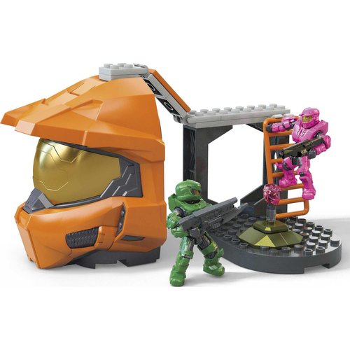 Mega Halo Zone Control Construction Set with Spartan Helmet, Building Toys for Boys, Ages 8+