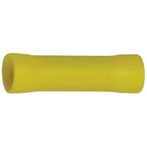Ancor 210150 Marine Grade Electrical Vinyl Insulated Butt Connectors (4-Gauge, Yellow, 25-Pack)