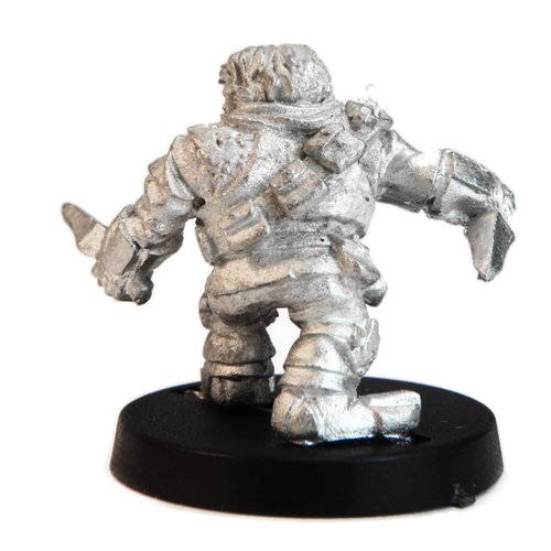 Stonehaven Miniatures Male Dwarven Rogue Miniature Figure, 100% Pewter Metal - 32mm Tall - (for 28mm Scale Table Top War Games) - Made in USA