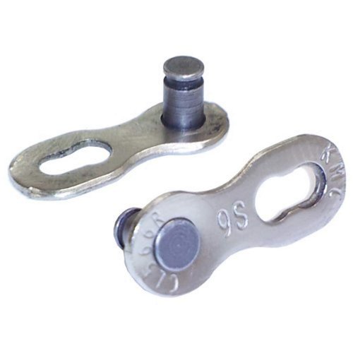 KMC Missing Link Bicycle Chain Link (9-Speed, 6-Pack) Silver