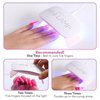Makartt UV LED Nail Lamp: UV Light for Gel Nails, 6W Mini USB Portable Lamp Fast Drying Gel Polish Curing Light 60S Timer Dryer Manicure for Nail Salon Home DIY