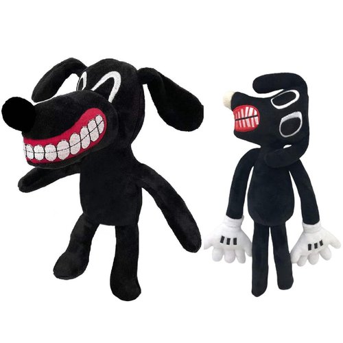 GYDAMAI 2 PCS Siren Head Plush Toys Siren Head Cartoon Cat Cartoon Dog Plush Toy Christmas Halloween Birthday Parties VariousFestivals Stuffed Toys for Boys and Girls (Dog)
