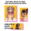 Hair Wax Stick, Wax Stick for Hair Flyaways Kids & Women Hair Accessories for Women Girls Hair Bun Maker for Kids Hair Slick Stick Baby Hair Gel Stick Kids Hair Products Hair Smoothing Stick