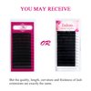 Lash Extension 0.05mm D Curl 15-20mm Mixed Classic Eyelash Extension Matte Black Individual Lashes Professional Salon Use Eyelash Extension Single Eyelashes by FADVAN (0.05mm-D, 15-20mm Mix)