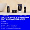 Scotch Porter Beard Kit – Cleanse, Moisturize, Soothe & Style Coarse, Dry Beard Hair while Encouraging Growth for a Fuller/Healthier-Looking Beard – Includes Wash, Conditioner, Serum & Balm