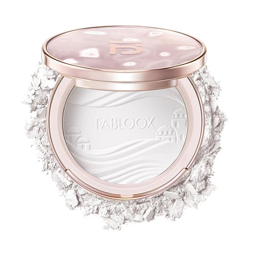 FABLOOX Soft Focus Pressed Powder, Talc-Free Translucent Setting Powder & Finishing Powder, Oil Control Blurs Fine Lines and Pores, Brightens Skin, Waterproof, Long-Lasting Matte Finish, Natural