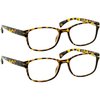 TruVision Readers Reading Glasses - HP9505-2 Pack - 2 Tortoise - +4.50