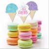 Big Dot of Happiness Scoop Up the Fun - Ice Cream - DIY Shaped Sprinkles Party Cut-Outs - 24 Count