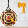 WIn SPORTS Toy Foam Axe Throwing Game - Indoor Outdoor Target Game,Includes Two Foam Axes, One 26” Easy Fold Target and A Carry Bag