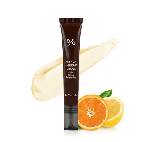 Dr.Ceuracle by leegeehaam Pure Vitamin C Mellight Cream (20g / 0.70 oz.) - Glow Boosting Moisturizer & Skin Rejuvenating Facial Cream, Normal, Dry, Oily & Combination Skin