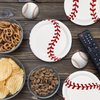 PTECDROTS 80Pcs Baseball Party Plates Decorations - Including 9” Baseball Ball Plates Disposable Dinner Plates for Kids Baseball Fan Sports Event Baseball Theme Party Supplies