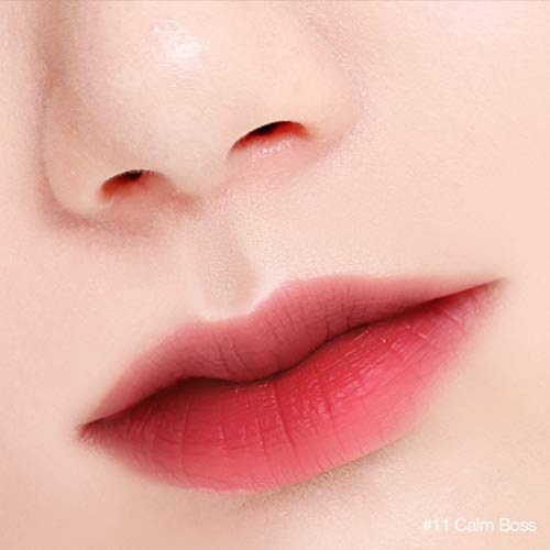 BBIA Last Velvet Lip Tint - Soft & Creamy Matte Finish Lip Stain, Blur Effect with Velvety Texture, Long-Lasting, High Pigment, Lightweight, Non-Drying, Korean Lip Makeup (11 CALM BOSS)