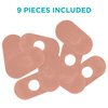 Steins 1/8 Inch C-3 Adhesive Foam Corn Pads, 9 Count Tan