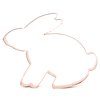 Folk Art Bunny Rabbit Copper Cookie Cutter