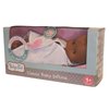 Baby's First 11" African American Bathtime Baby Softina with Bath Towel and Feel So Real Skin - Safe for Children 1 Year & Up
