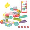 Toddler Bath Toys,62 PCS DIY Duck Slippery Slide Track Baby Bath Tub Toys with Suction Cups,Birthday Party Gift for Baby Infant Boys Girls Bath Time Ages 1 2 3 4 5 Years Old ,12-18 Month (62)