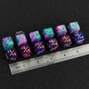 48 PCS MTG Counter Dice Magic The Gathering Counters Status Tokens Starry Sky Life D6 Dice Set for MTG Cards Game Night Accessories (Turquoise&Lilac, Navy&Purple)