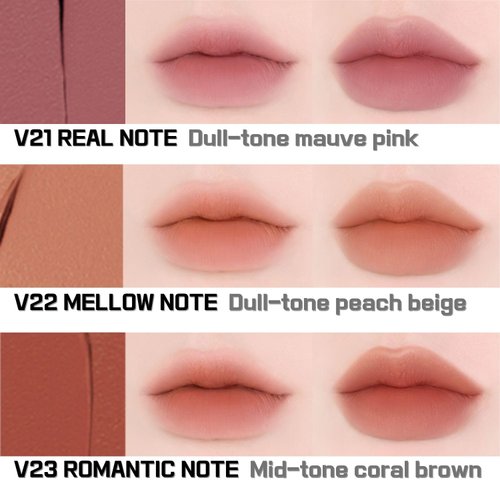 BBIA Last Velvet Tint - Soft & Creamy Matte Finish Lip Stain, Blur Effect with Velvety Texture, Long-Lasting, High Pigment, Lightweight, Non-Drying, Vegan, Korean Lip Makeup (V23 ROMANTIC NOTE)