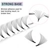 320Fans 16 Lines Short Stem 10D Russian Pre Made Volume Fans 0.07MM Premade Fans Eyelash Extensions C/D Promade Lash Extensions (320Fans-10D-0.07-C-10mm)