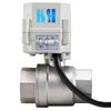 HSH-Flo 1 inch DN25 110-230VAC Normally Closed Stainless Steel 304/CF8 Motorized Electrical Ball Valve With U.S. Plug