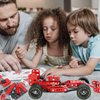 BESTYMXY Building Kit Car Model, 1:20 Scale Race Car Metal Model STEM Project Building, Erector Set STEM Projects Toys for Boys 8-12, Red Vehicle DIY Assembly Metal Model