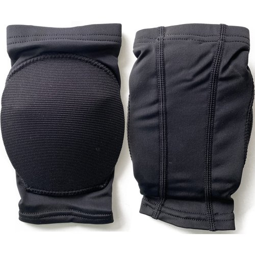 DANCEYOU Dance Knee Pads Hard Sponge Volleyball Knee Brace for Big Kid Teen Adults Football Pole Dancer Workout Knee Protector, Black, M