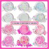 12 Colors Face Glitter Body Glitter Gel Set Hair Glitter Gel Makeup Gel for Body Glitter Face Eye Glitter For Musical Festival Carnival Dance Halloween Party Beauty Mermaid Sequins Makeup Glitter Glue