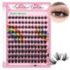 Bodermincer Lashes Clusters 10+12mm/12+14mm/14+16mm/16+18mm/10-12-14-16mm/14-16-18mm Mixed and 8-20mm to Choose Lashes Extension Kit lash Clusters Lashes Wispy Eyelash Extension （10-12-14-16mm Mixed)